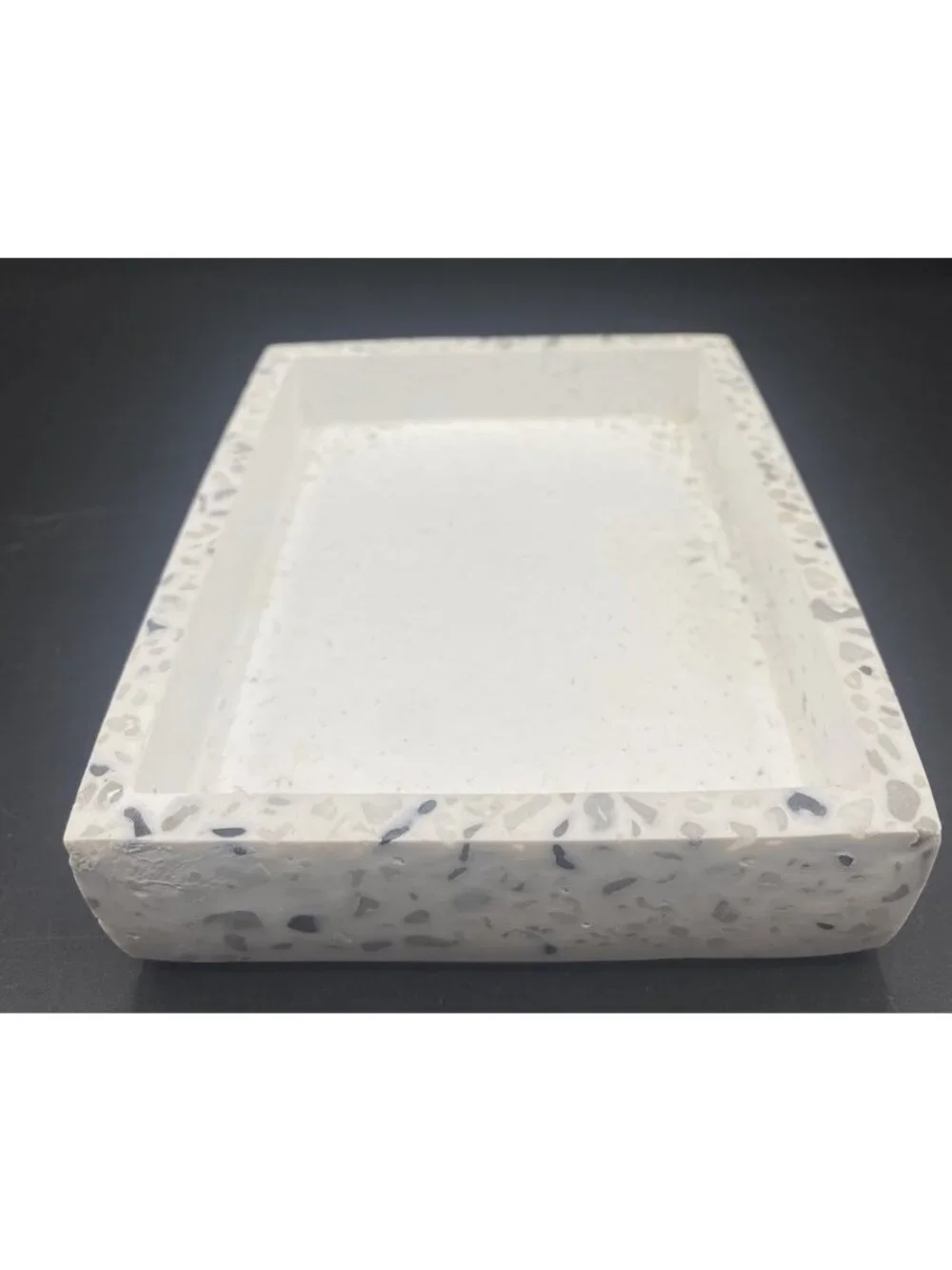 Jonathan Adler Now House Bathroom Bath Tray Vanity Heavy Minimalist 5.5 x 4